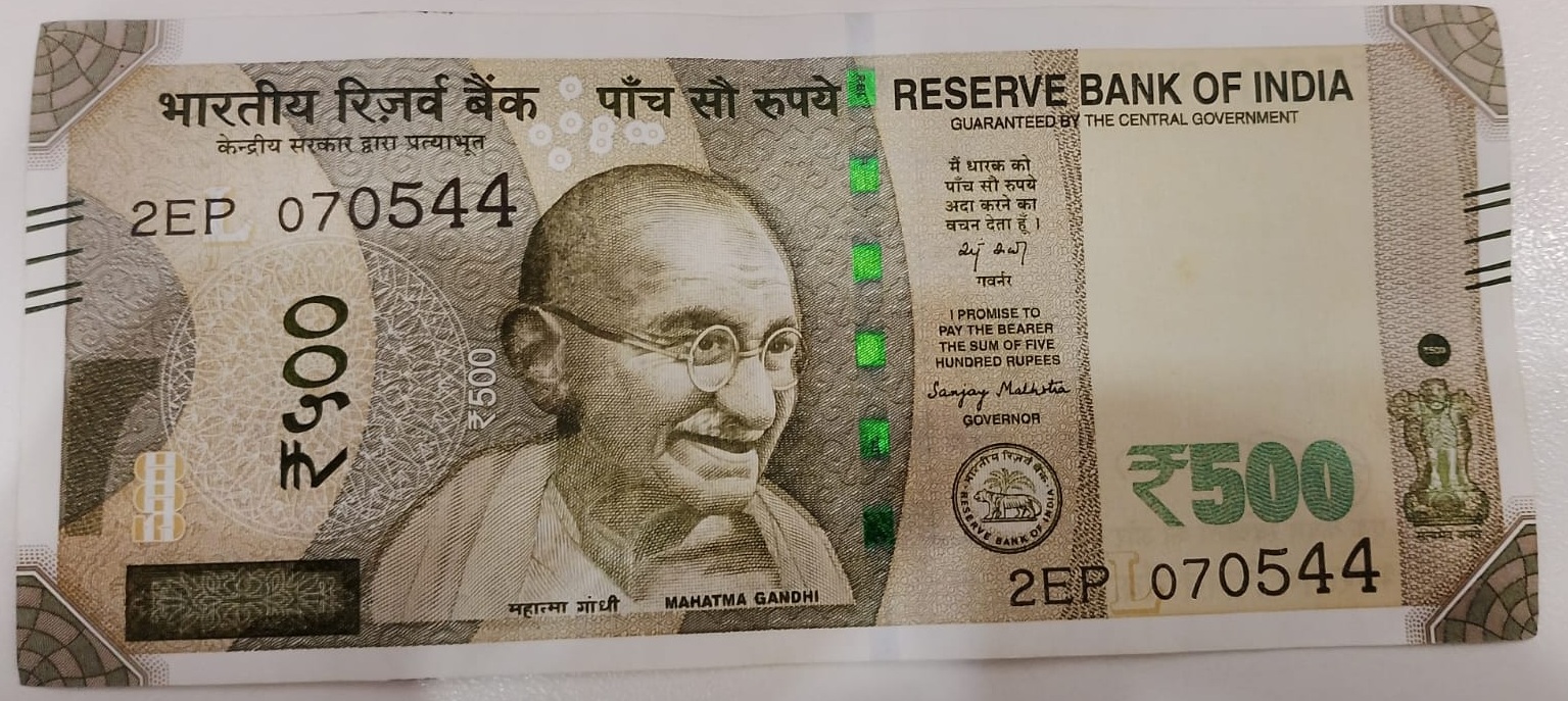 ₹500 Mahatma Gandhi New Series · 2EP 070544
