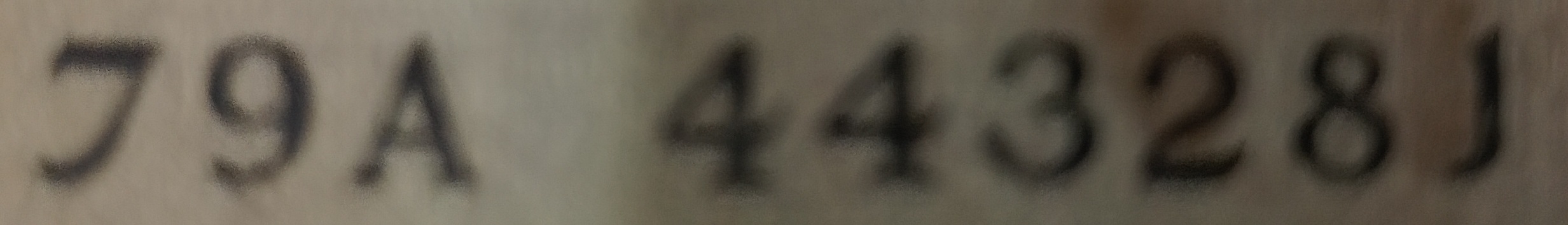 79A 44328J — Detail