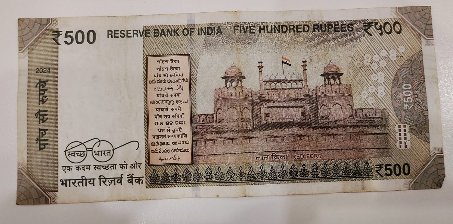 ₹100 Mahatma Gandhi New Series · 6TT 200339 — Back