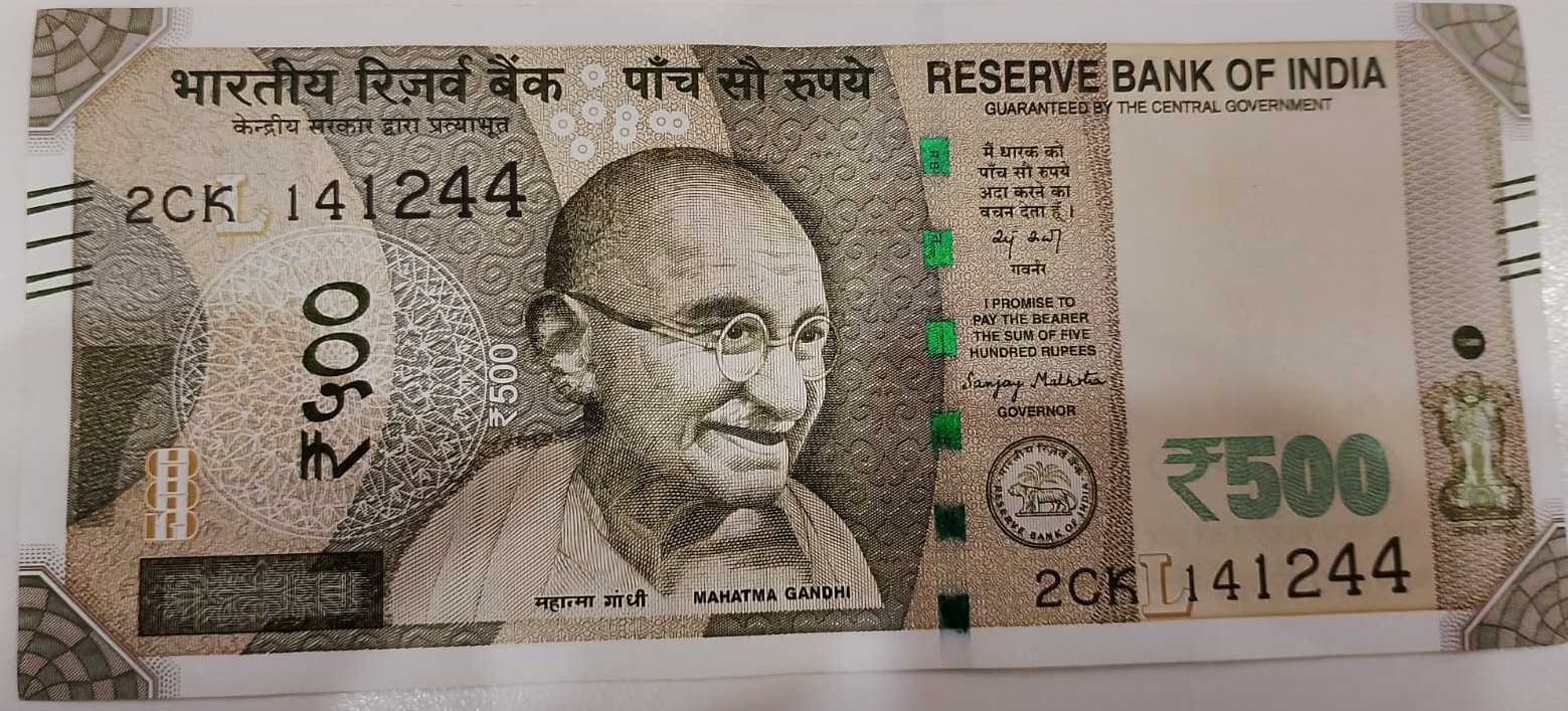 ₹500 Mahatma Gandhi New Series · 2CK 141244