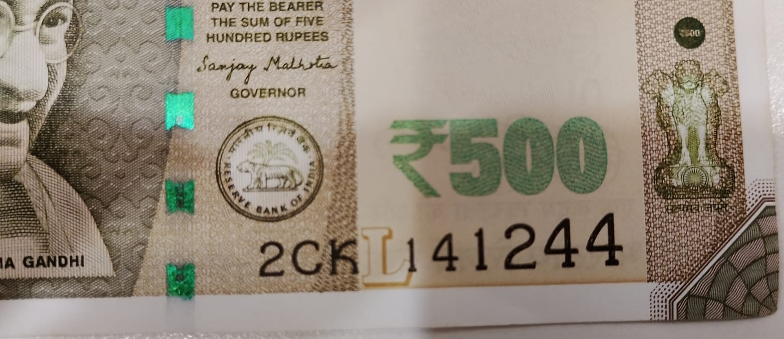 ₹500 Mahatma Gandhi New Series · 2CK 141244 — Detail