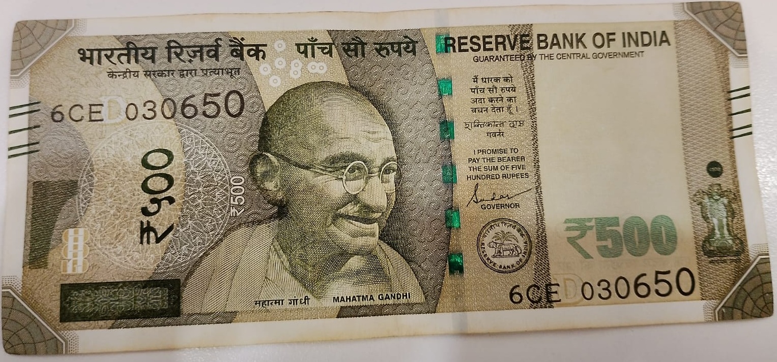 ₹500 Mahatma Gandhi New Series · 6CE 030650